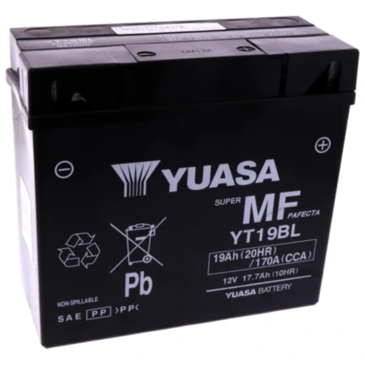 Batterie Motorrad YT19BL wet Yuasa EXIDE 2655 4644 passend für: BMW R, K