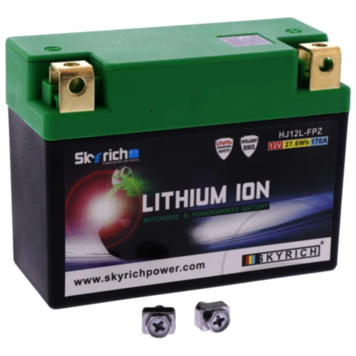 Batterie Motorrad HJ12L Skyrich Lithium - Ionen passend für: Honda CRF, CBR