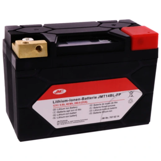 Batterie Motorrad JMT14BL - FP JMT Lithium - Ionen mit Anzeige passend für: Ducati Supersport, Monster, 916