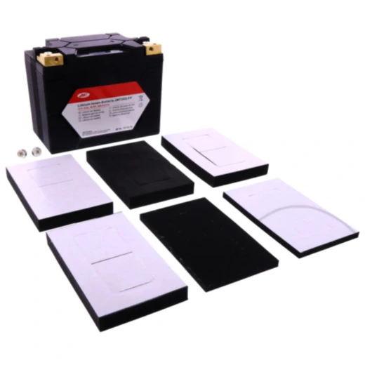 Batterie Motorrad JMT30Q - FP JMT Lithium - Ionen mit Anzeige p