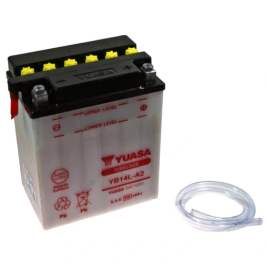 Batterie Motorrad YB14L - A2 Yuasa Alternative: 7073075 4073 passend für: Royal Enfield Bullet, Classic, Meteor