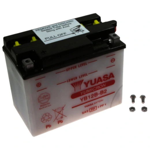 Yuasa YB12B-B2 Motorrad-Batterie für zuverlässigen Start