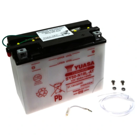 Batterie Motorrad SY50 - N18L - AT Yuasa passend für: Honda GL, Ducati GTV, GTL