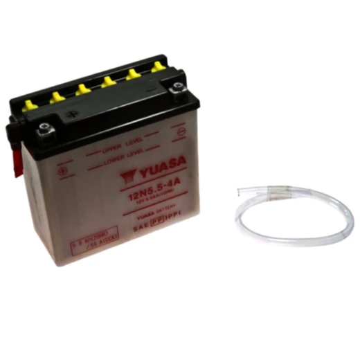 Batterie Motorrad 12N5. 5 - 4A Yuasa Alternative: 7074412 passend für: Kawasaki KH, S1, H2, S2