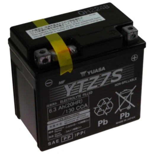 Batterie Motorrad YTZ7S wet Yuasa Alternative: 7074008 passend für: Honda CBR, CRF, XL