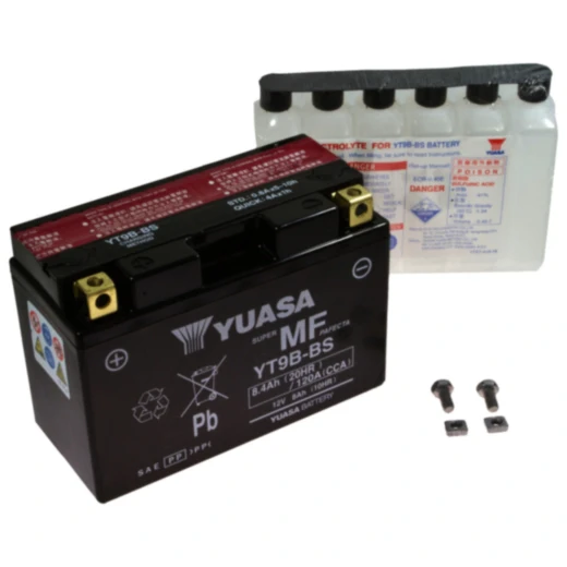 Batterie Motorrad YT9B - BS Yuasa Alternative: Gel 7073901 passend für: Yamaha YP, YFM, XP