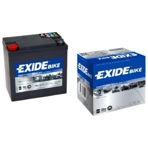 Batterie Motorrad Gel 12 - 14 Exide Alternative: 7073950 passend für: Honda TRX, ST, XRV