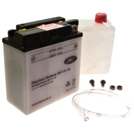 Batterie Motorrad 6N11A - 1B JMT passend für: MZ/MUZ ES, TS, ETS, Triumph 6T, T90, TR5