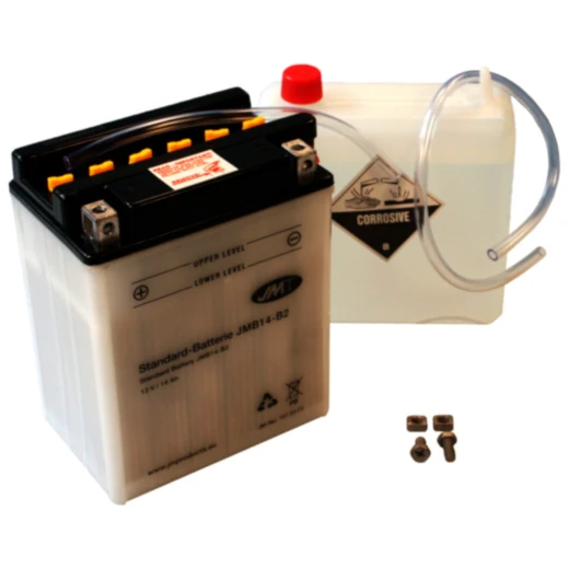 Batterie Motorrad YB14 - B2 JMT passend für: Honda XRV, VT, Polaris Hawkeye, Sportsman