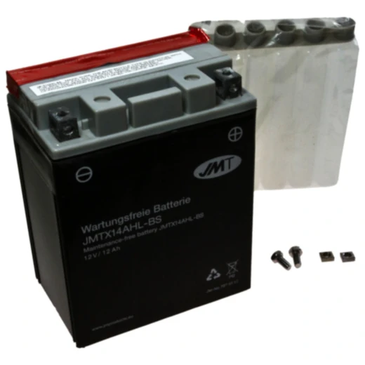 Batterie Motorrad YTX14AHL - BS JMT passend für: Kawasaki GPZ, KLR, Z, Honda CX, CB, GL, FT