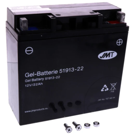Batterie Motorrad 51913 Gel JMT Alternative: 7070168 2655 1938 passend für: BMW R, K