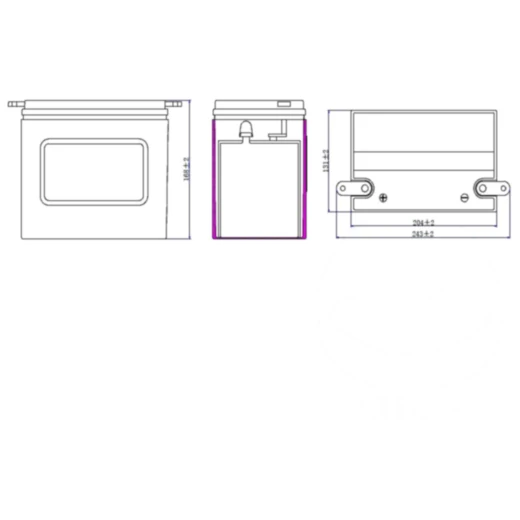 Batterie Premium VTB-7 V-Twin JMT für Motorräder_0