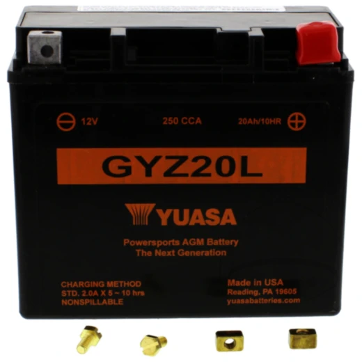 Batterie Motorrad GYZ20L wet Yuasa passend für: CAN - AM Outlander, Renegade, Commander