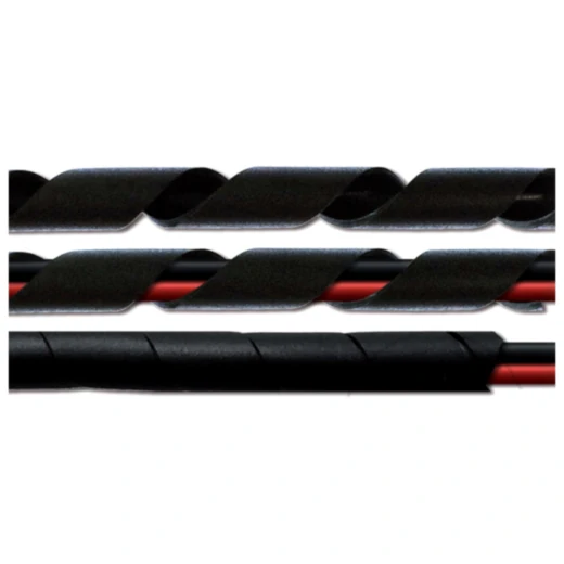 Spiral Schlauch schwarz 1.5 Meter für Kabel_0
