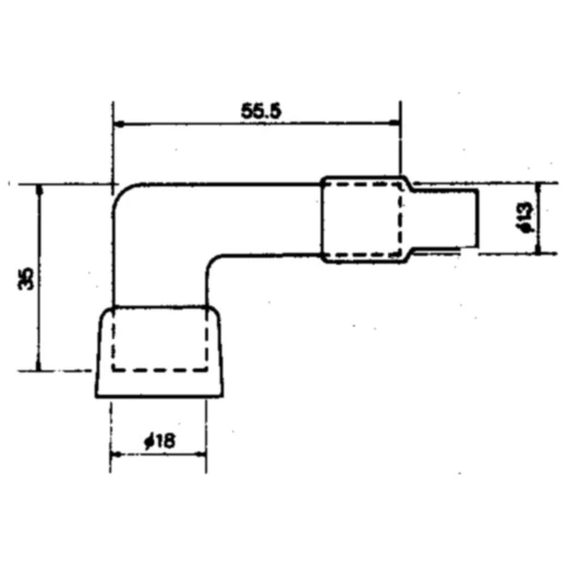 Zündkerzenstecker LD05EH schwarz NGK passend für: KTM SX_0