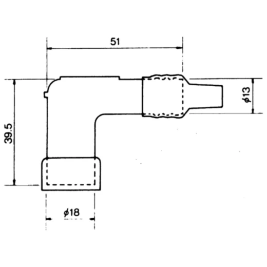 Zündkerzenstecker NGK LD05E für Motorräder_0