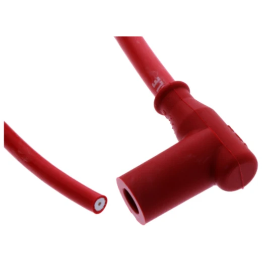 Zündkerzenstecker CR4 rot NGK mit Kabel Racing passend für: Vespa PX, PK, Cosa