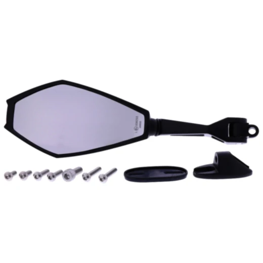 Universal Seitenspiegel links schwarz D-Mirror-11