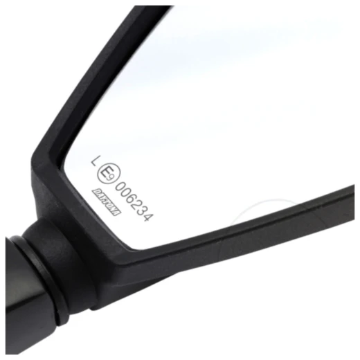 Rechter schwarzer Universal-Spiegel für Motorräder_1