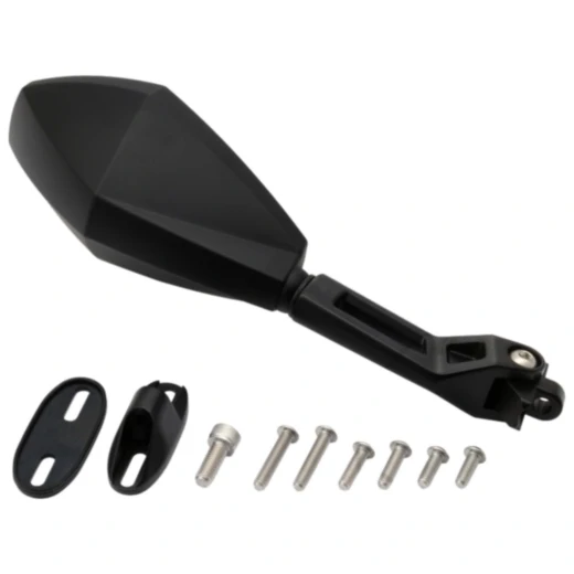 Rechter schwarzer Universal-Spiegel für Motorräder_2