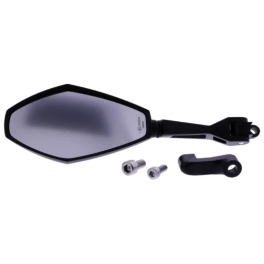 Spiegel links schwarz D-Mirror-12 Universal