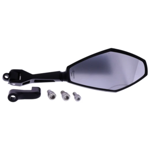 Spiegel rechts schwarz Universal D-Mirror-12