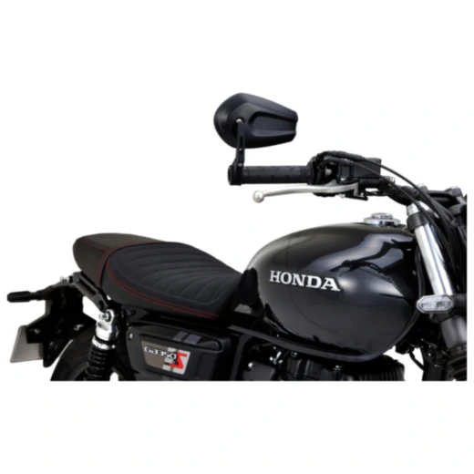 Lenkerendenspiegel schwarz für Motorräder_0