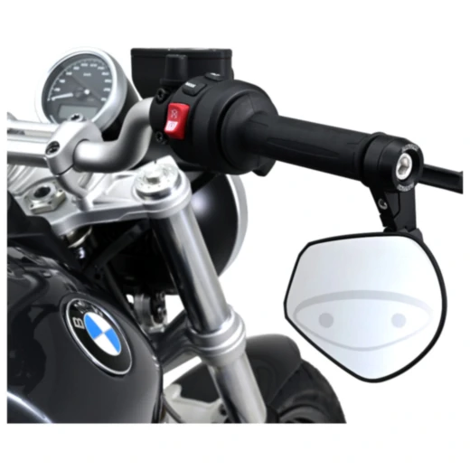 Lenkerendenspiegel schwarz für Motorräder Daytona_1