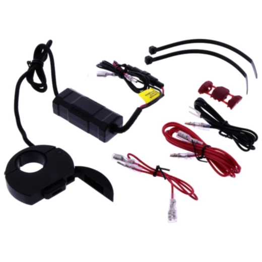 USB-C Bordsteckdose Slim für Motorräder