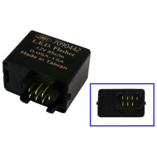 Blinkrelais elektrisch JMP 12V 7 polig passend für: Suzuki AN, GZ, UH