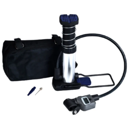 Profi-Mini-Fußpumpe Digital für alle Fahrzeuge