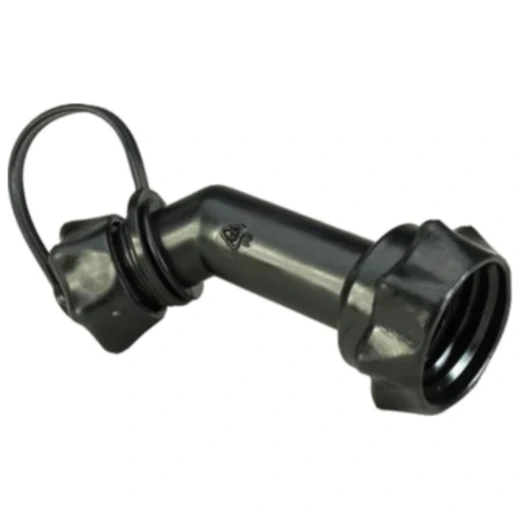 Hünersdorff Auslaufrohr abgewinkelt für Kraftstoffkanister