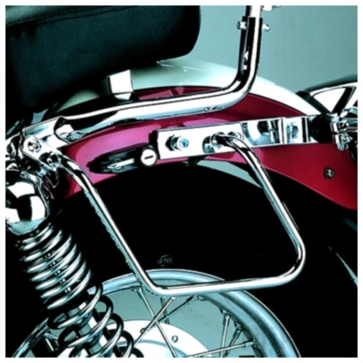 Packtaschenbügel hinten chrom für Motorräder