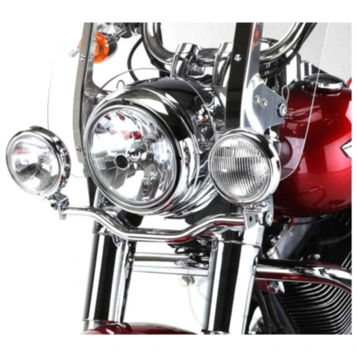 Lampenhalter chrom für Zusatzscheinwerfer