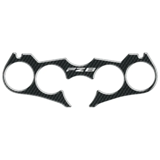 Gabelbrückenaufkleber Carbon für Yamaha FZ8