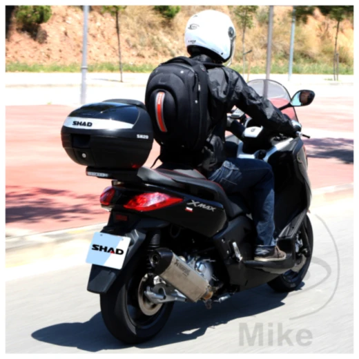 Topcase schwarz 29 Liter Shad SH29 mit Trägerplatte passend für