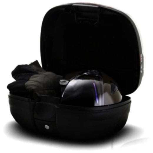 Topcase schwarz 37 Liter Shad SH37 mit Trägerplatte passend für