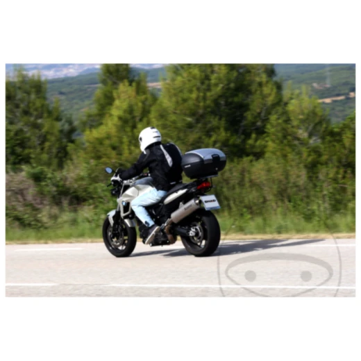 Topcase schwarz 45 Liter Shad SH45 mit Trägerplatte passend für