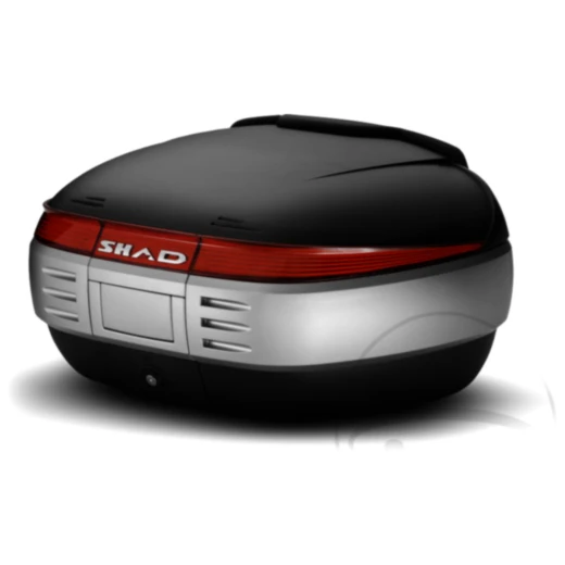 Topcase schwarz 50 Liter Shad SH50 mit Trägerplatte passend für: Honda CB, CBR, CBF
