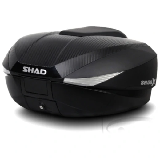 Topcase Carbon 46 - 58L Shad SH58X mit Trägerplatte passend für