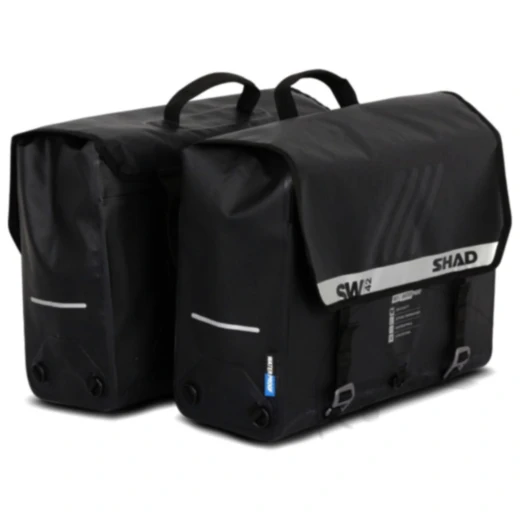 Satteltasche schwarz 2X25L Shad Inhalt 2 Stück SW42 passend für: Kawasaki Z, ER - 6N, ER - 6F