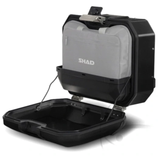 Seitenkoffer Terra schwarz Shad Inhalt 1 Stück TR36 links für 4