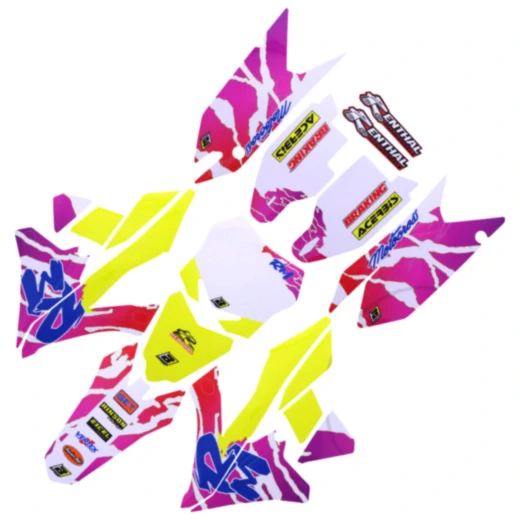 Aufkleber Satz für Retro Suzuki