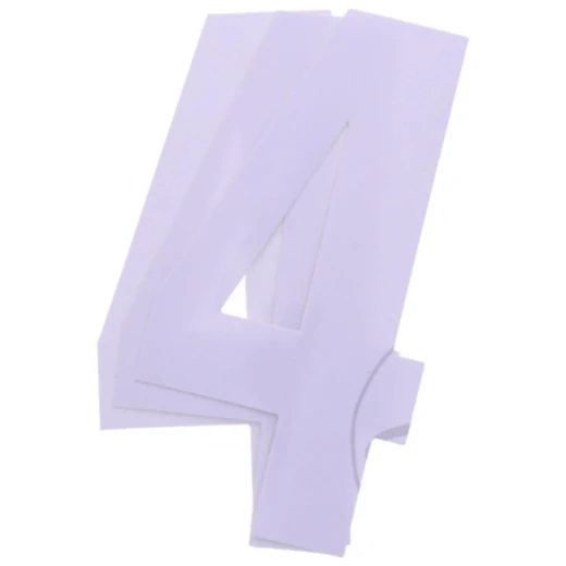 Startnummern NR.4 BlackBird Racing für Motorräder