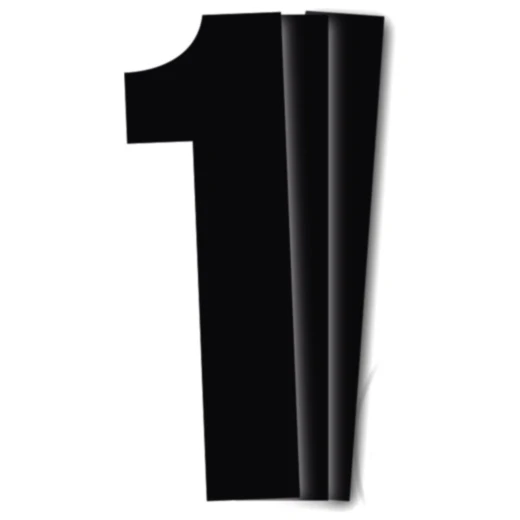 Renn-Nummern Set NR.1 Black Bird Racing 3 Stück Schwarz 13x7 cm