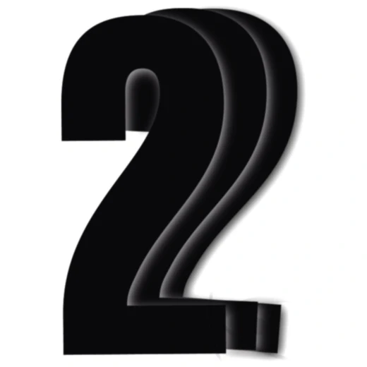 Startnummern NR.2 BlackBird Racing für Motorräder