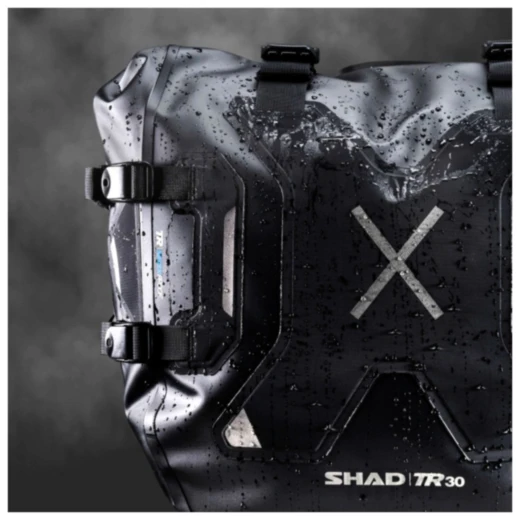 Satteltasche schwarz 2X30L Shad Inhalt 2 Stück TR30 passend für