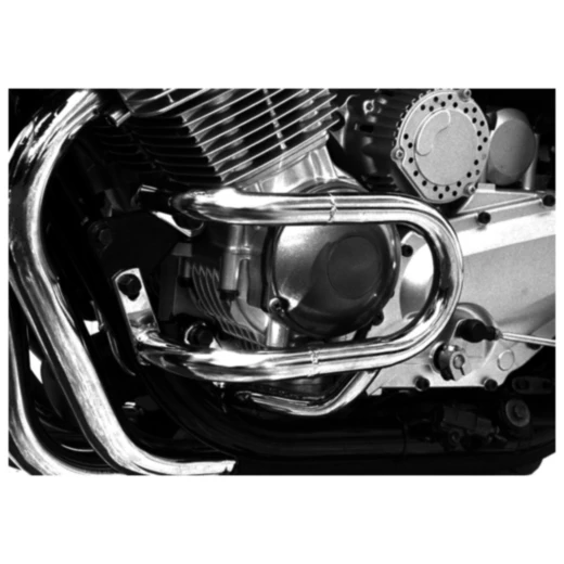 Schutzbügel vorne für Motorräder 2 teilig chrom