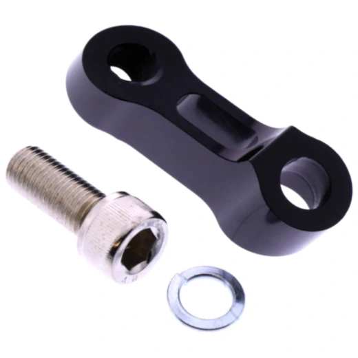 Spiegeladapter schwarz JMP M10 X 1.25RE für Motorräder