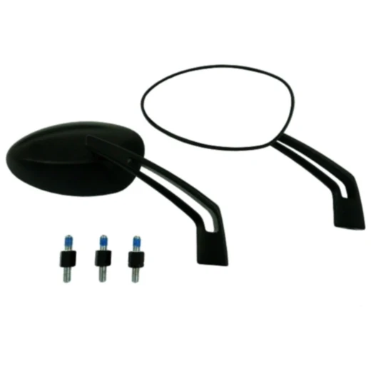 Universal Spiegel Schwarz JMP M10